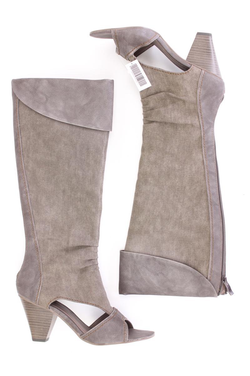 Marco Tozzi High-Heel Stiefel Gr. 37 neuwertig braun