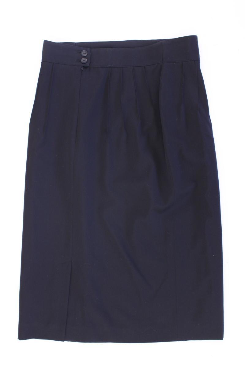 Escada Margaretha Ley Wollrock Gr. 40 Vintage blau aus Schurwolle