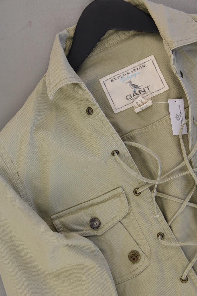 Gant by Michael Bastian Kleid Gr. 34 Langarm olivgrün aus Baumwolle