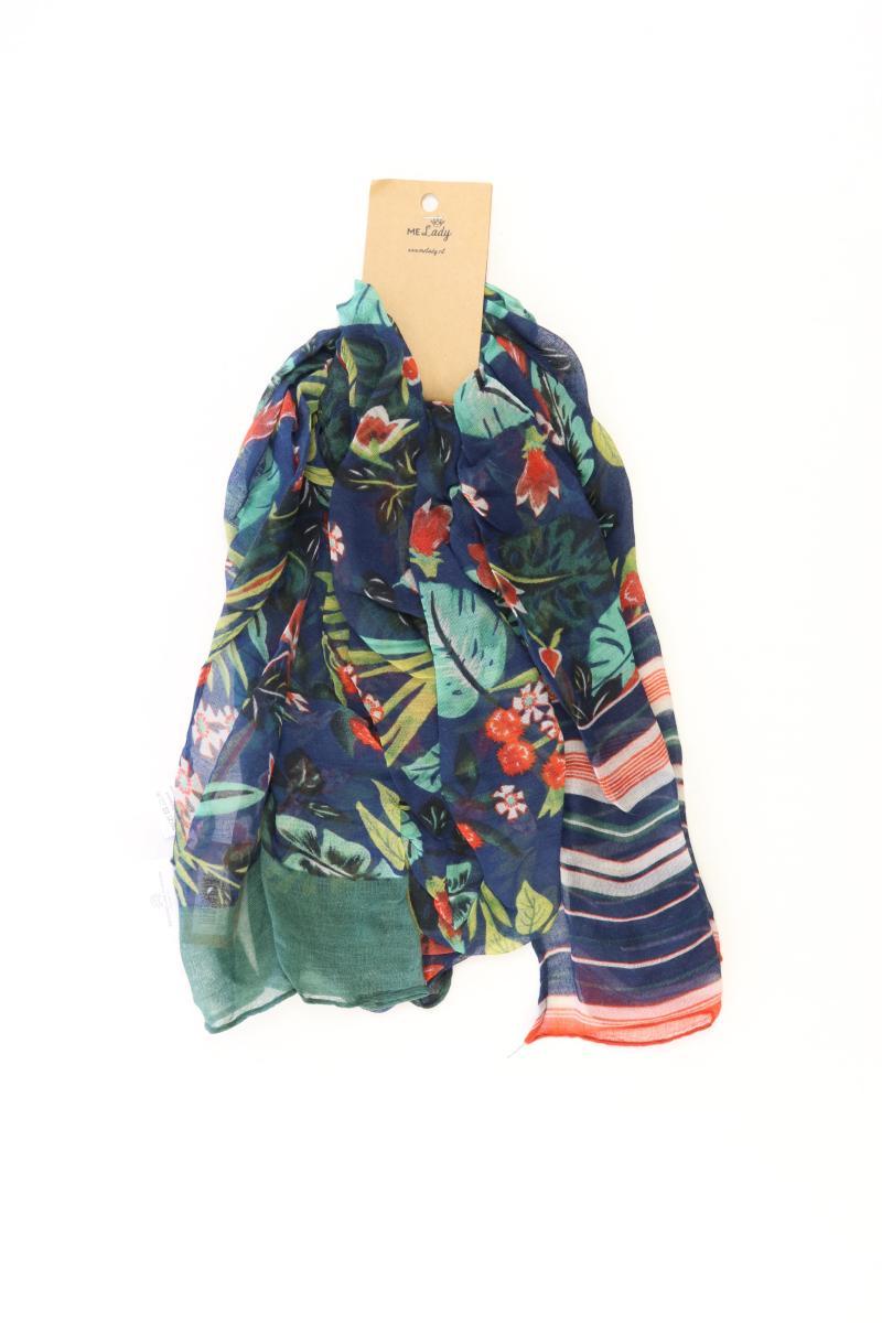MeLady Tuch mit Blumenmuster neu mit Etikett blau