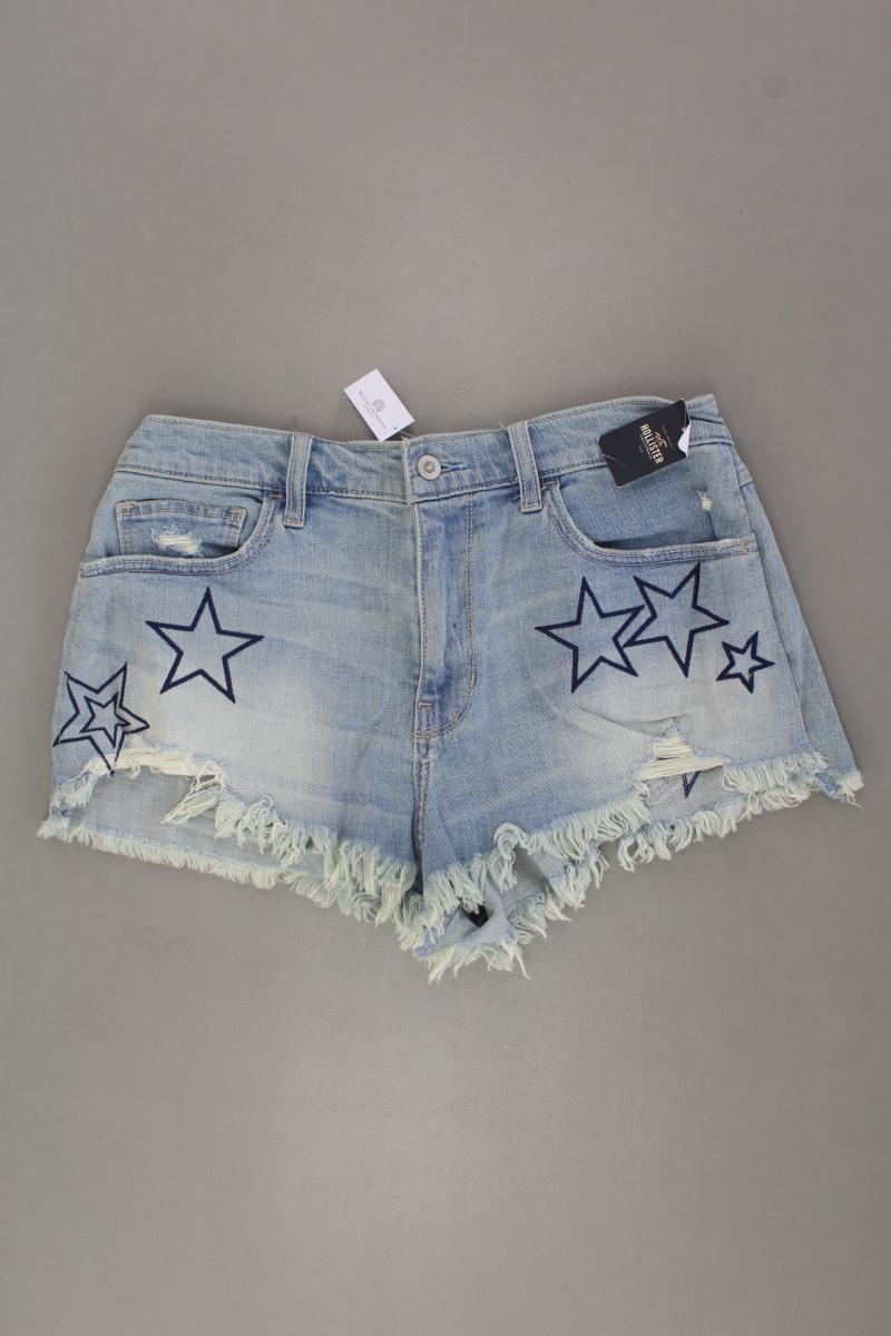 Hollister Jeansshorts Gr. W30 neu mit Etikett blau aus Baumwolle