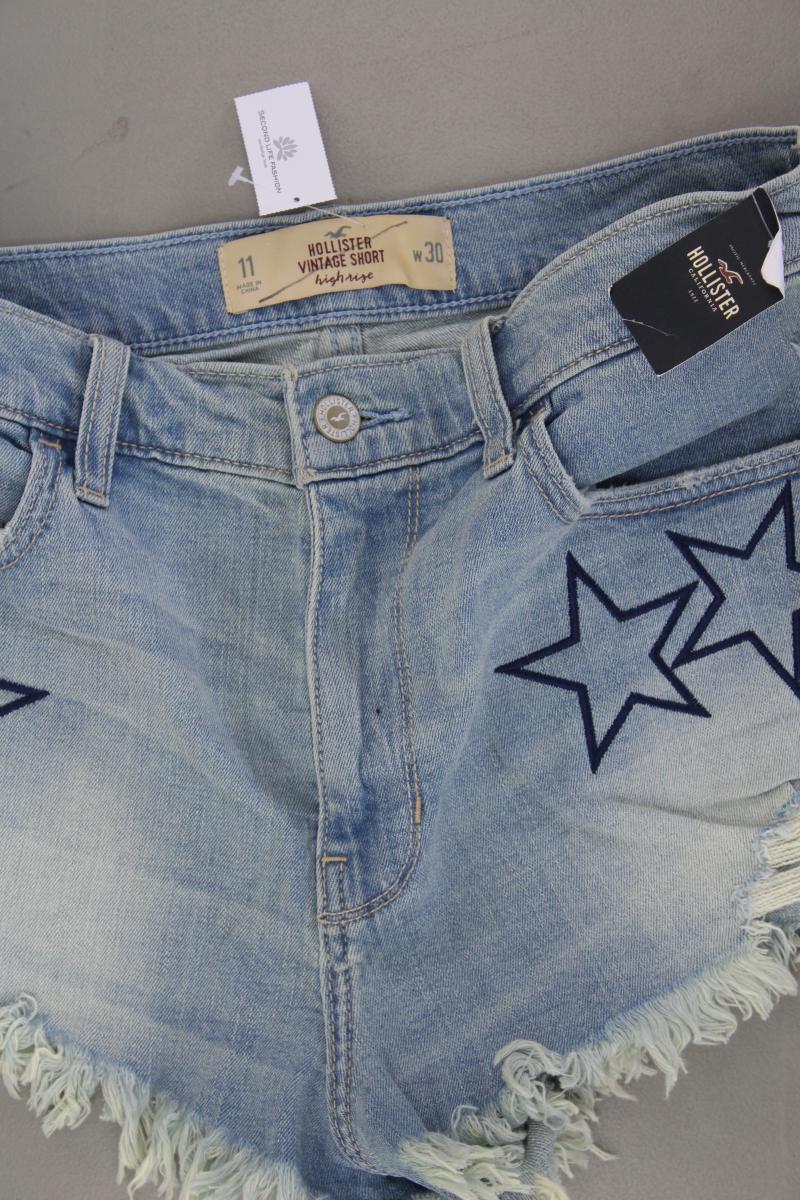 Hollister Jeansshorts Gr. W30 neu mit Etikett blau aus Baumwolle