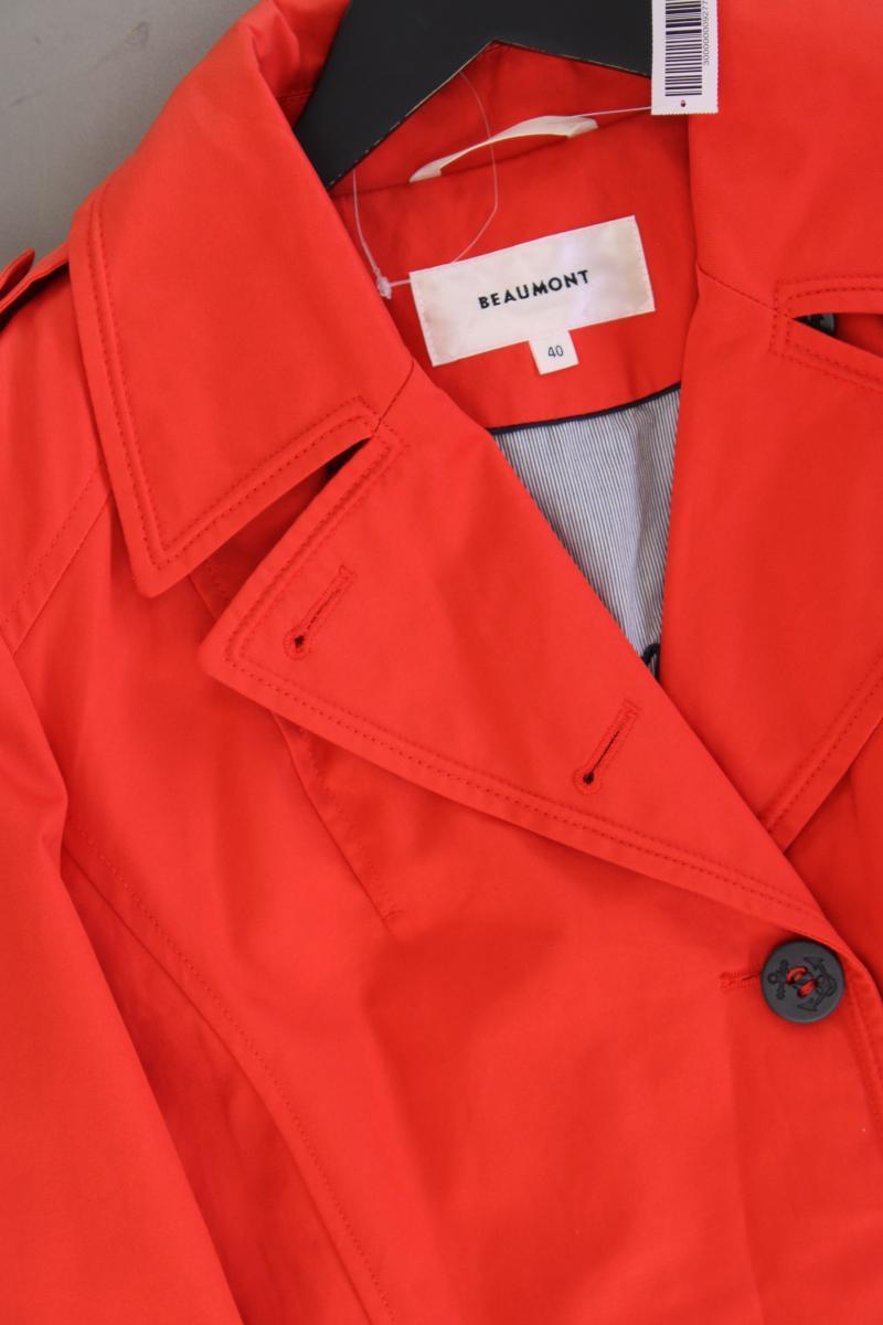 Beaumont Lange Jacke Gr. 40 neuwertig orange
