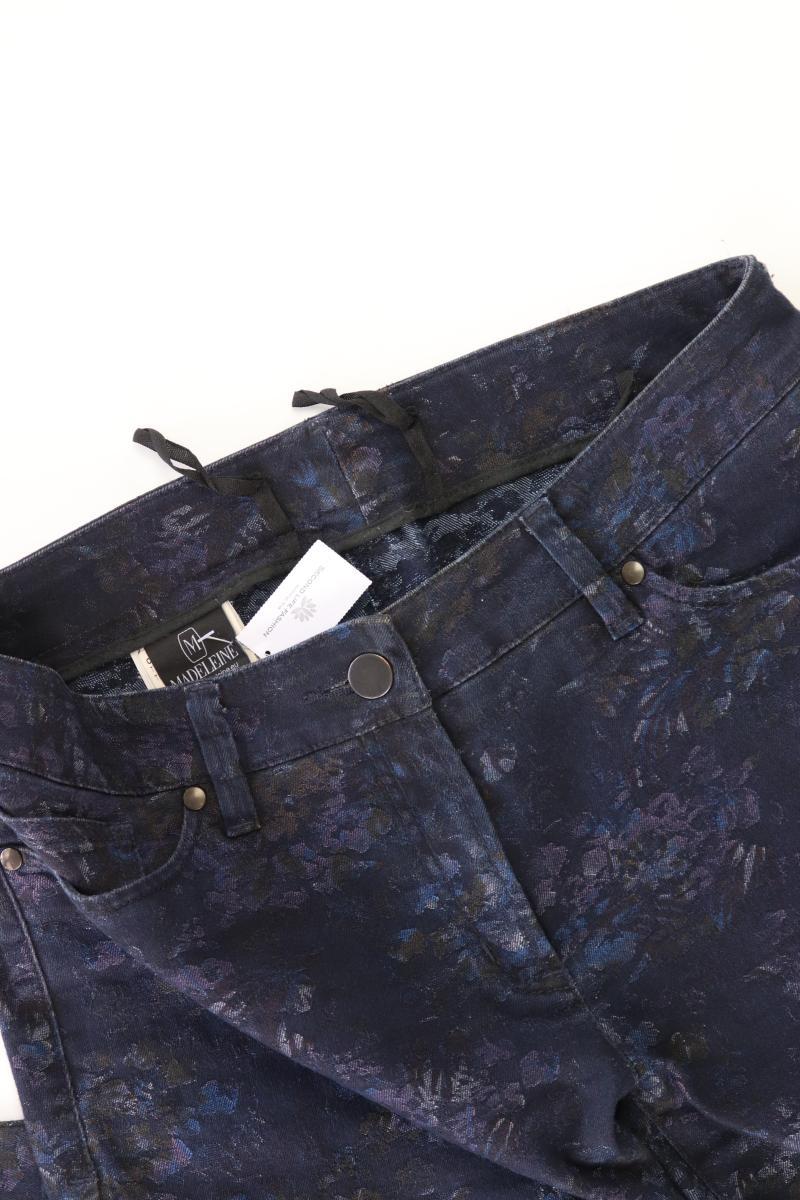 Madeleine Five-Pocket-Hose Gr. 36 blau aus Baumwolle