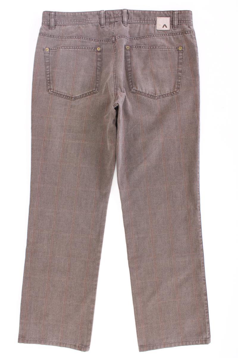 Alberto Five-Pocket-Hose Gr. W36/L32 kariert Modell Stone Glenchek braun