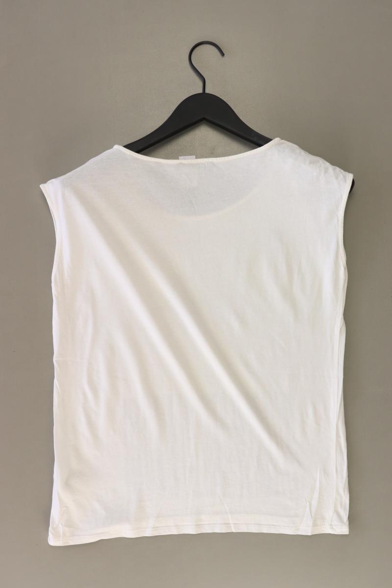 Esprit Kurzarmbluse Gr. S creme aus Baumwolle