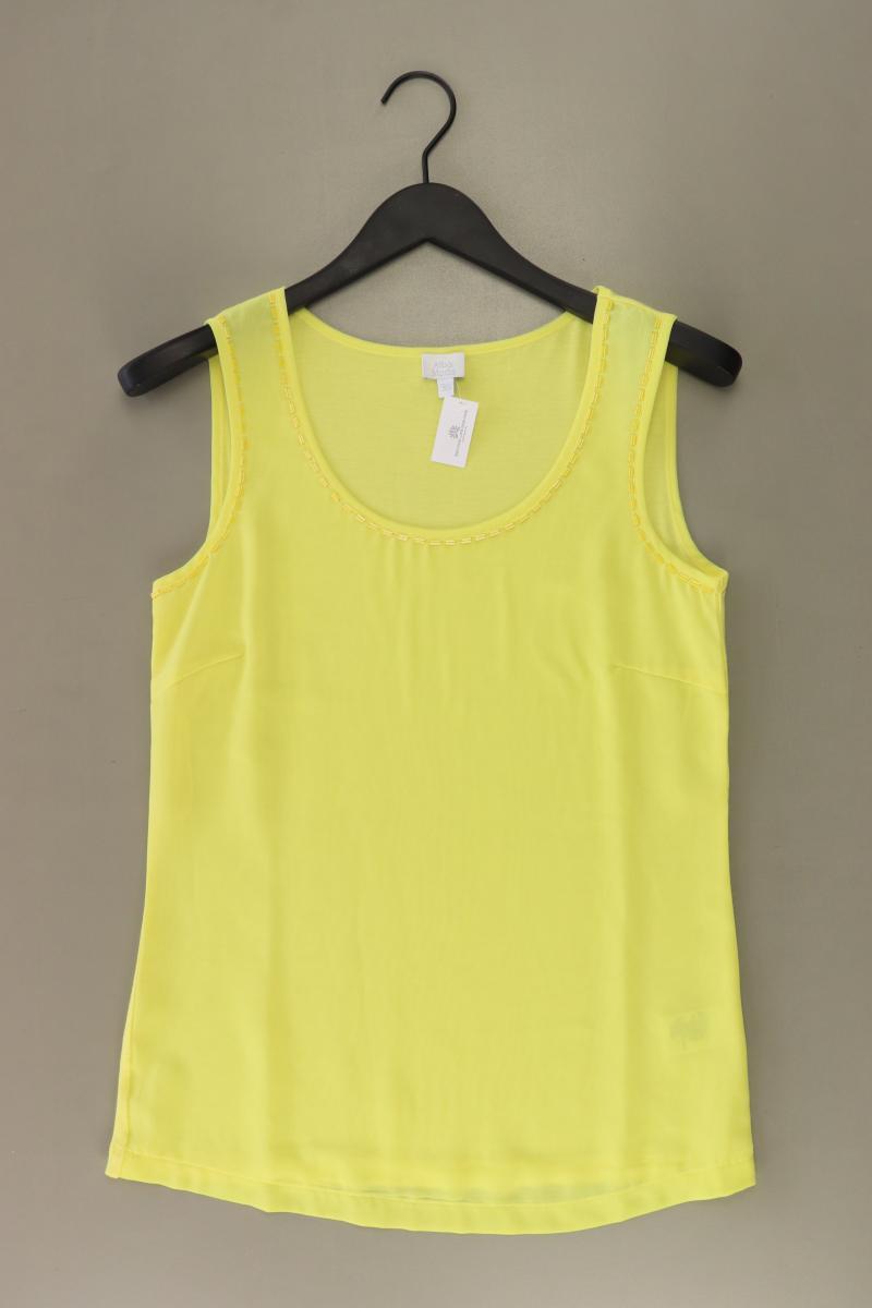 Alba Moda Ärmellose Bluse Gr. 36 neuwertig gelb aus Viskose