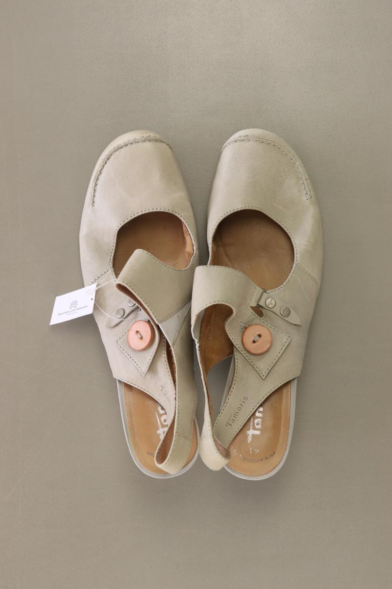 Tamaris Pumps Gr. 41 grau aus Leder