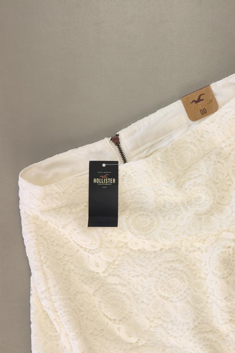 Hollister Spitzenrock Gr. XS neu mit Etikett Neupreis: 39,0€! creme aus Nylon