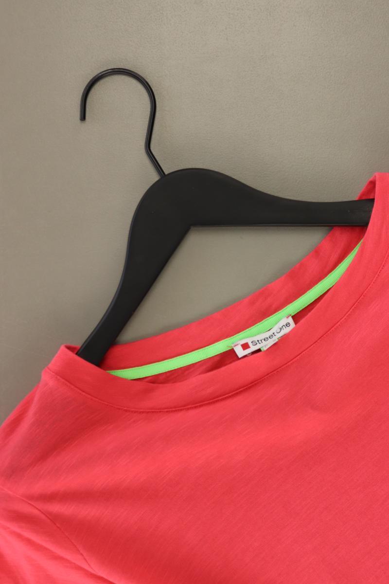 Street One T-Shirt Gr. 44 Kurzarm rosa aus Baumwolle