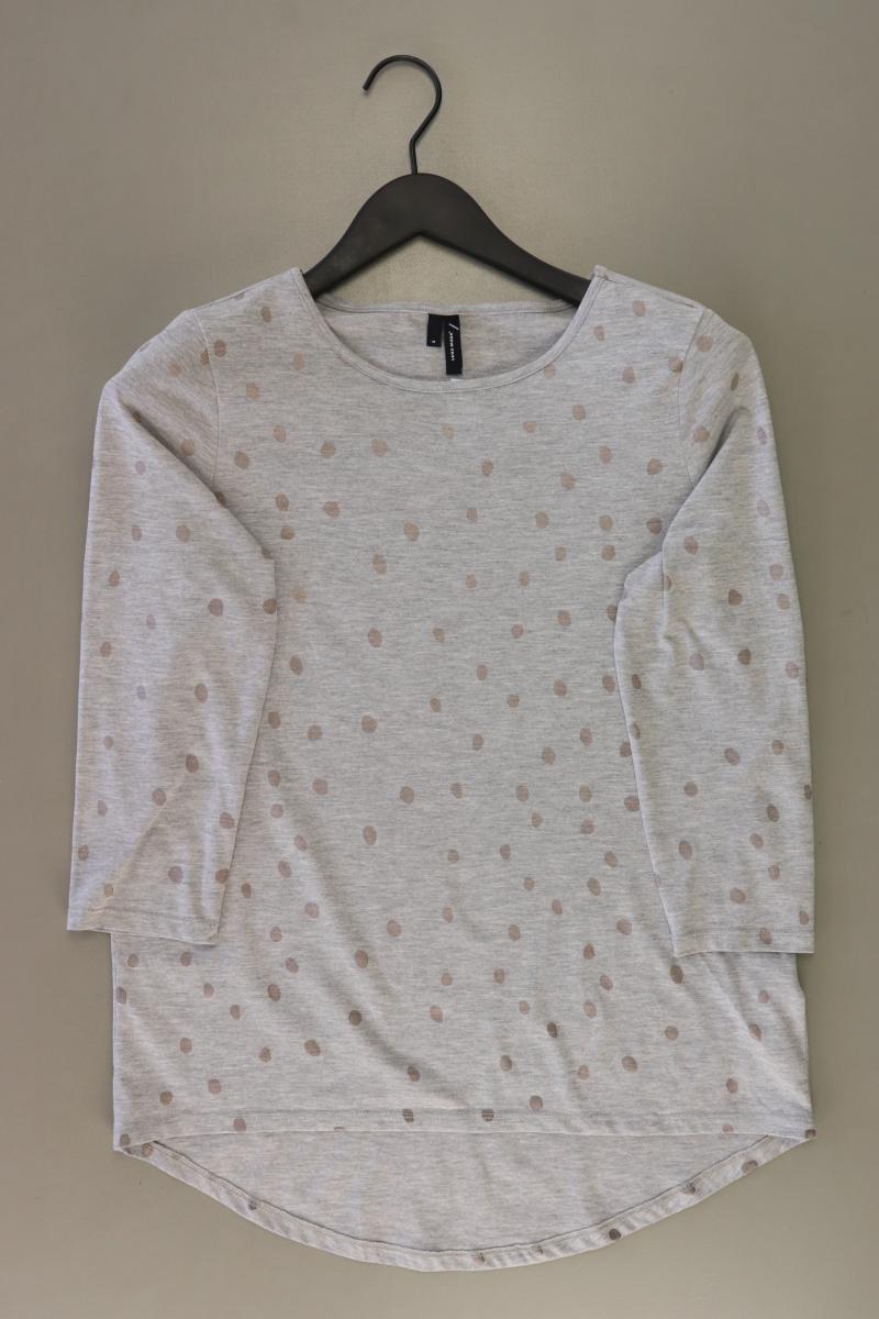 Vero Moda Regular Shirt Gr. M 3/4 Ärmel grau aus Polyester