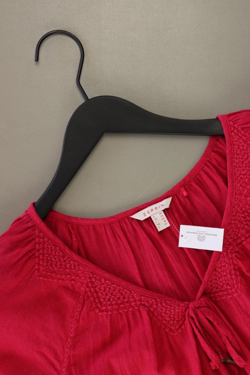 Esprit Kurzarmbluse Gr. 40 pink