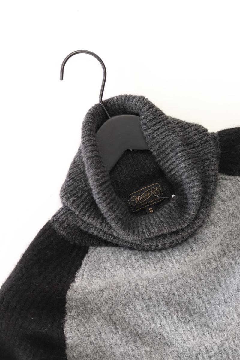 Herrlicher Rollkragenpullover Gr. S grau aus Polyacryl