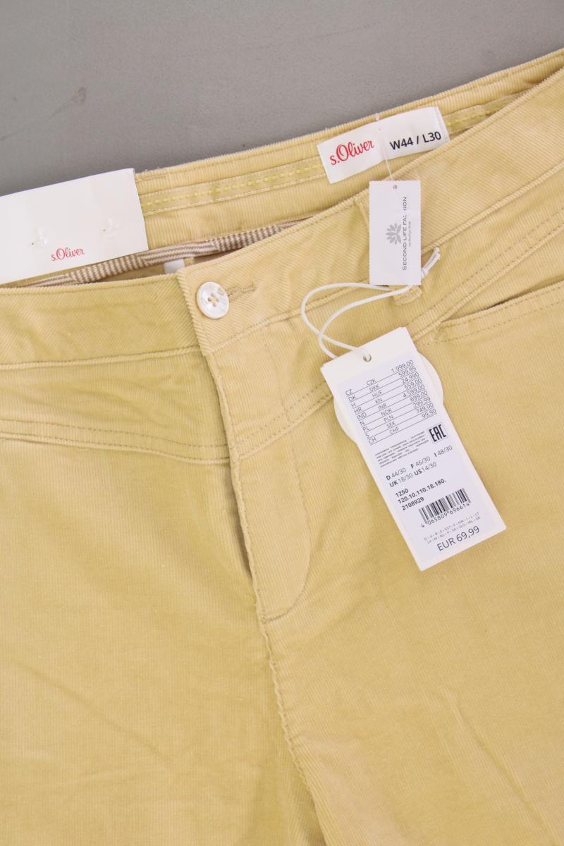 s.Oliver Hose Gr. 44/L30 neu mit Etikett Neupreis: 69,99€! creme aus Baumwolle