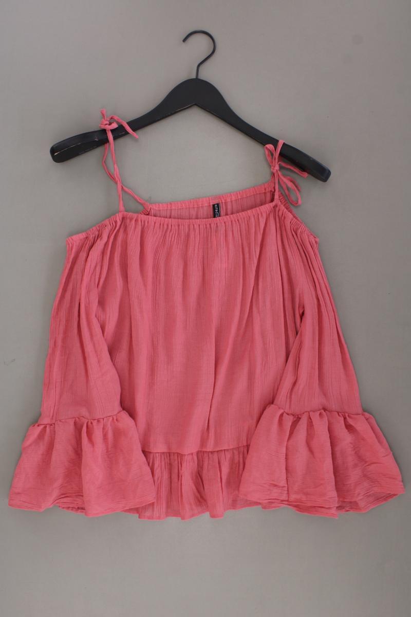 Rut&Circle Comfort Bluse Gr. 36 Trompetenärmel rosa aus Viskose