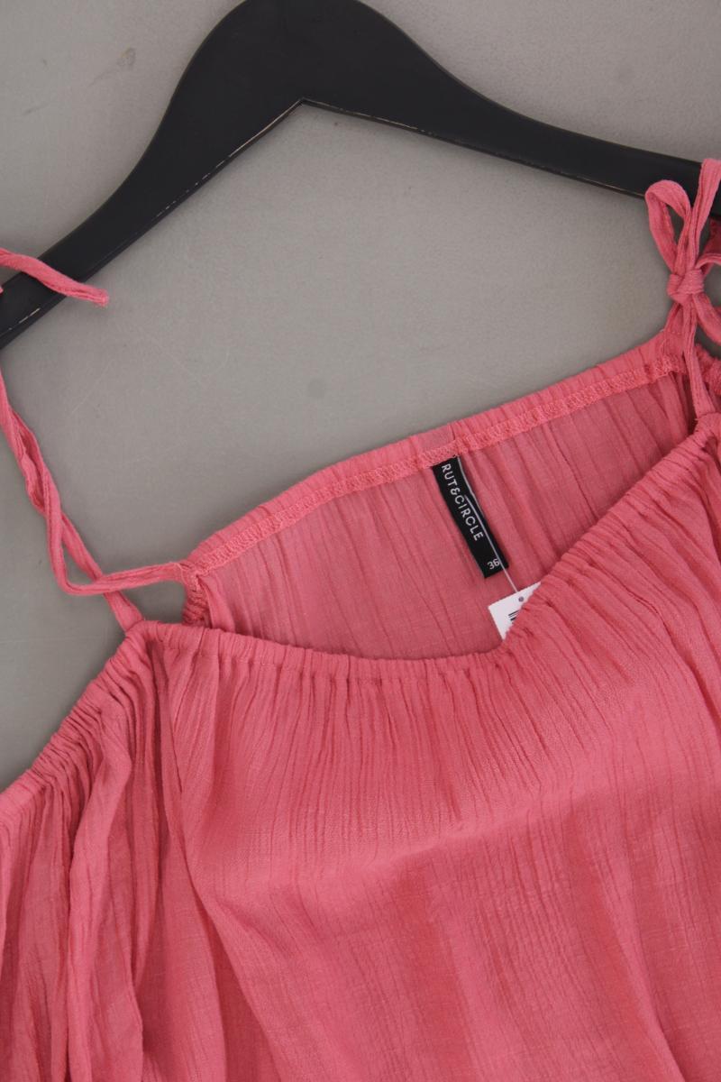 Rut&Circle Comfort Bluse Gr. 36 Trompetenärmel rosa aus Viskose