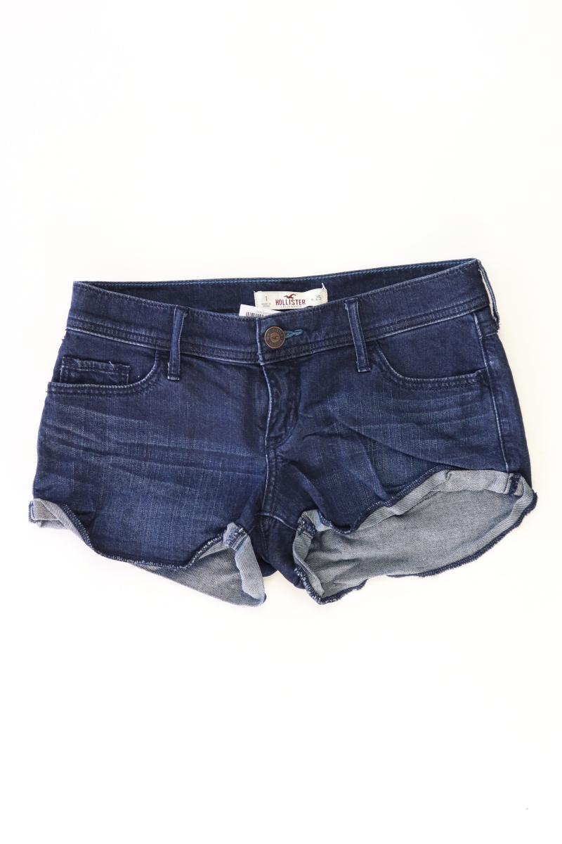 Hollister Jeansshorts Gr. W25 blau aus Baumwolle