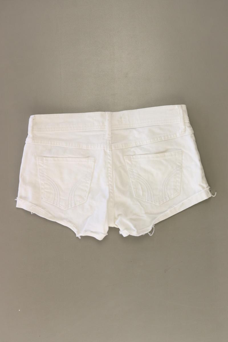 Hollister Shorts Gr. W24 weiß aus Baumwolle