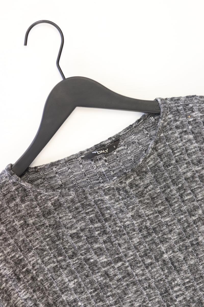 Only Oversize-Shirt Gr. S 3/4 Ärmel grau aus Polyester