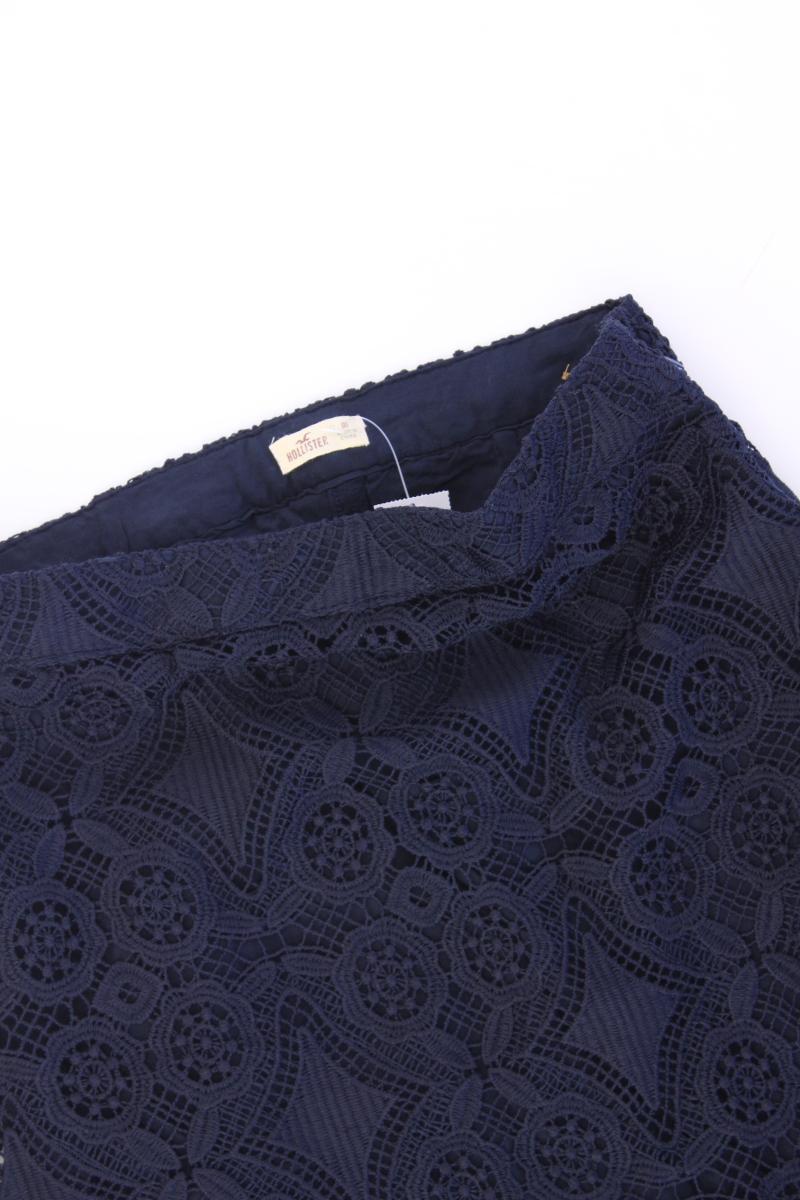 Hollister Spitzenrock Gr. US 0 (XS) blau aus Polyester