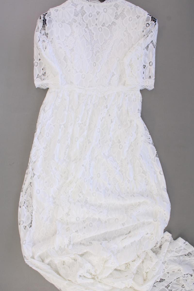 Vero Moda Spitzenkleid Gr. S Kurzarm creme aus Nylon