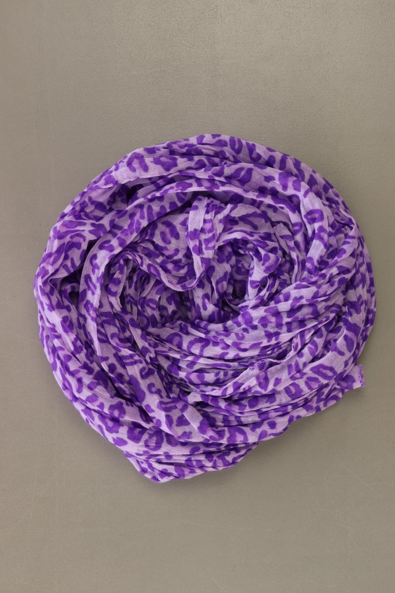 Tuch mit Tierdruck lila