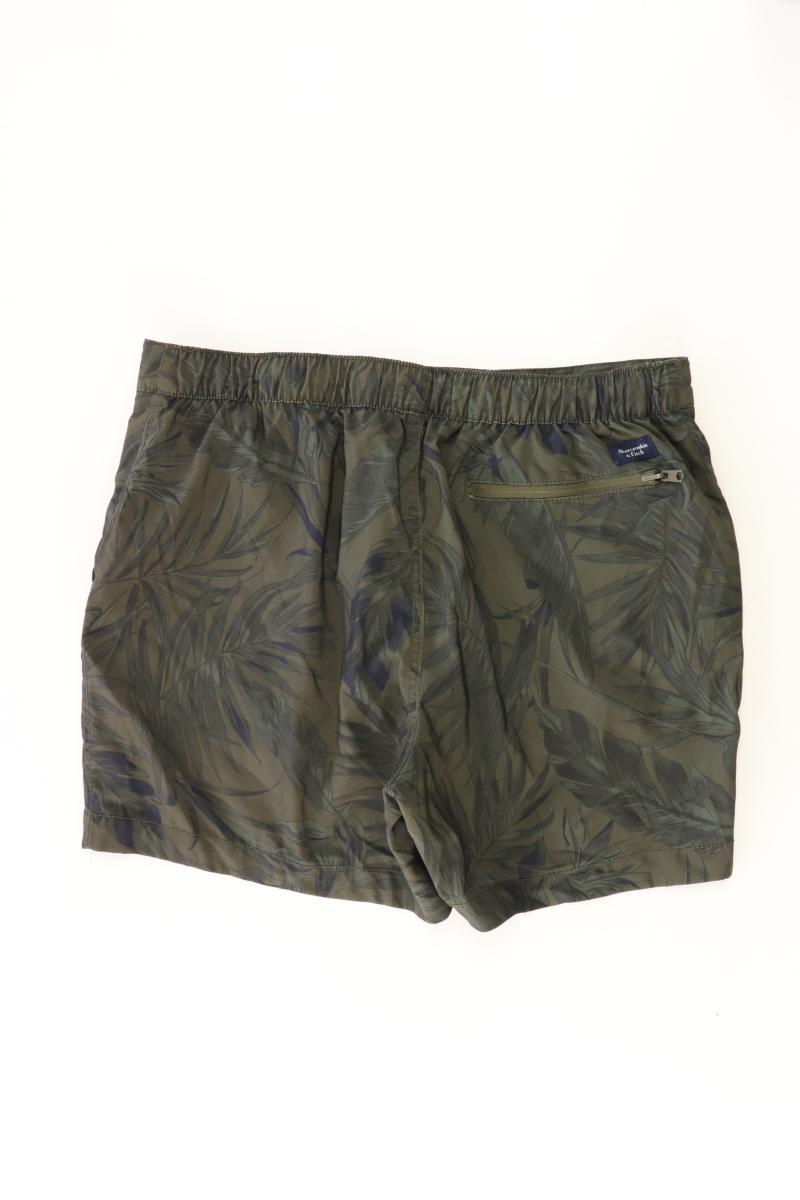 Abercrombie & Fitch Shorts für Herren Gr. L olivgrün aus Polyester