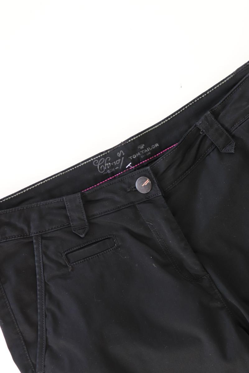Tom Tailor Chinohose Gr. 36 schwarz aus Baumwolle