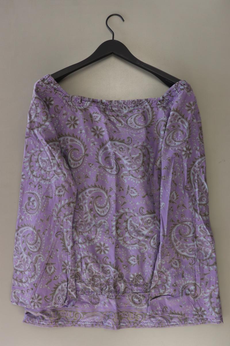 Esprit Regular Tunika Gr. 44 mit Paisleymuster lila aus Baumwolle