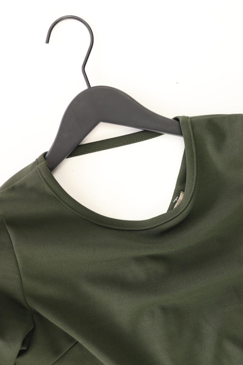 Midikleid Gr. S 3/4 Ärmel olivgrün aus Polyester
