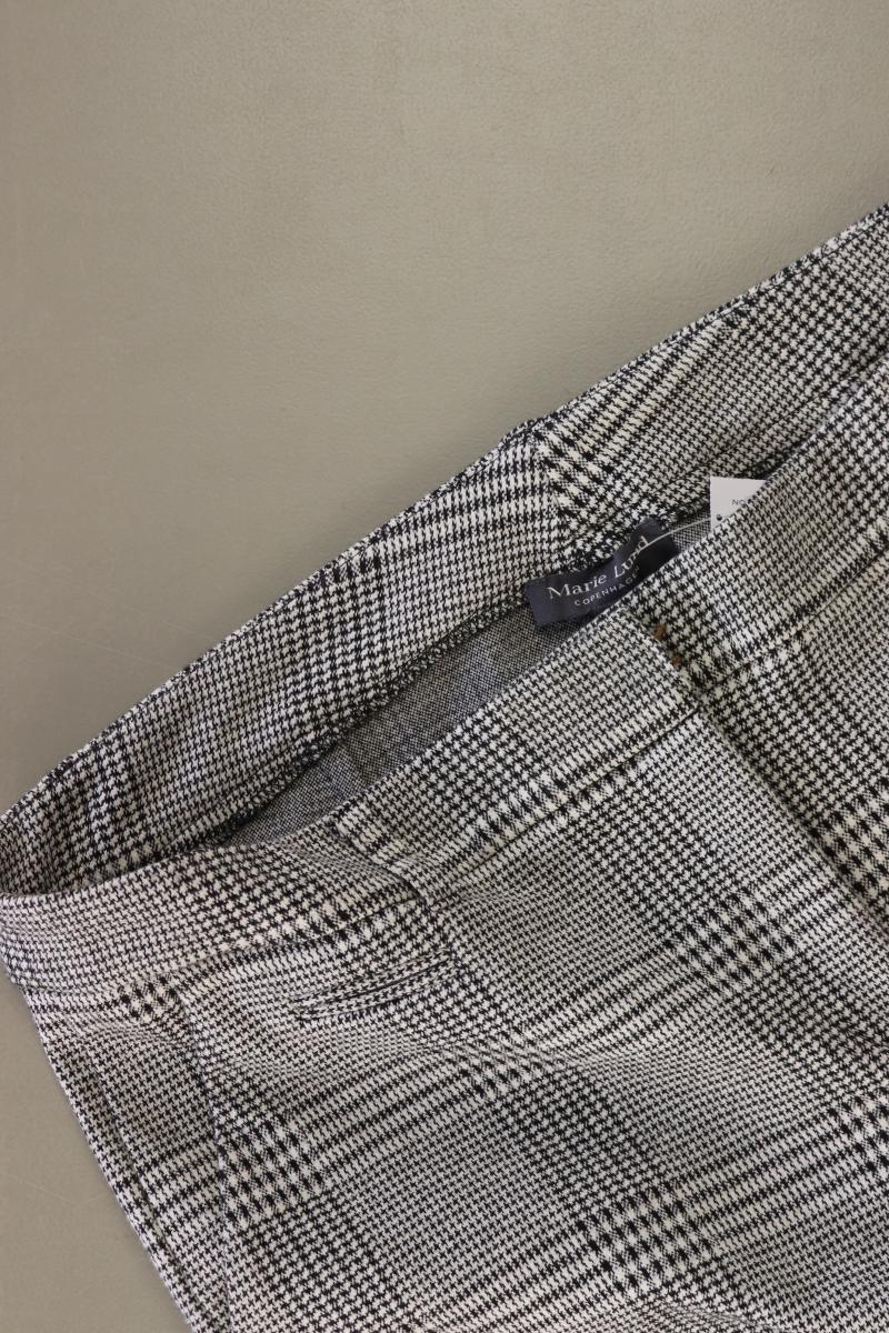Marie Lund Stoffhose Gr. 42 hahnentritt grau aus Viskose