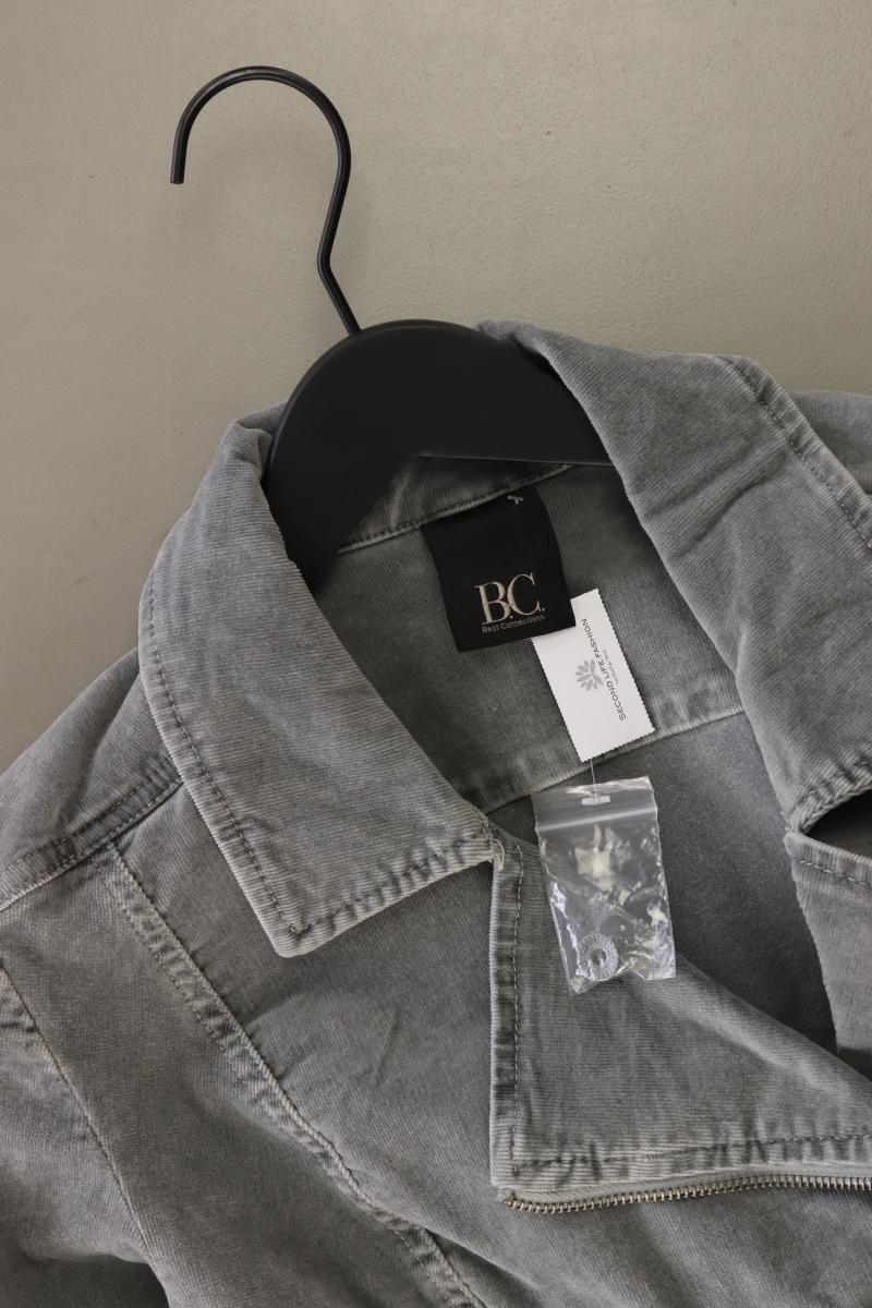 Best Connections Cordjacke Gr. 36 grau aus Baumwolle