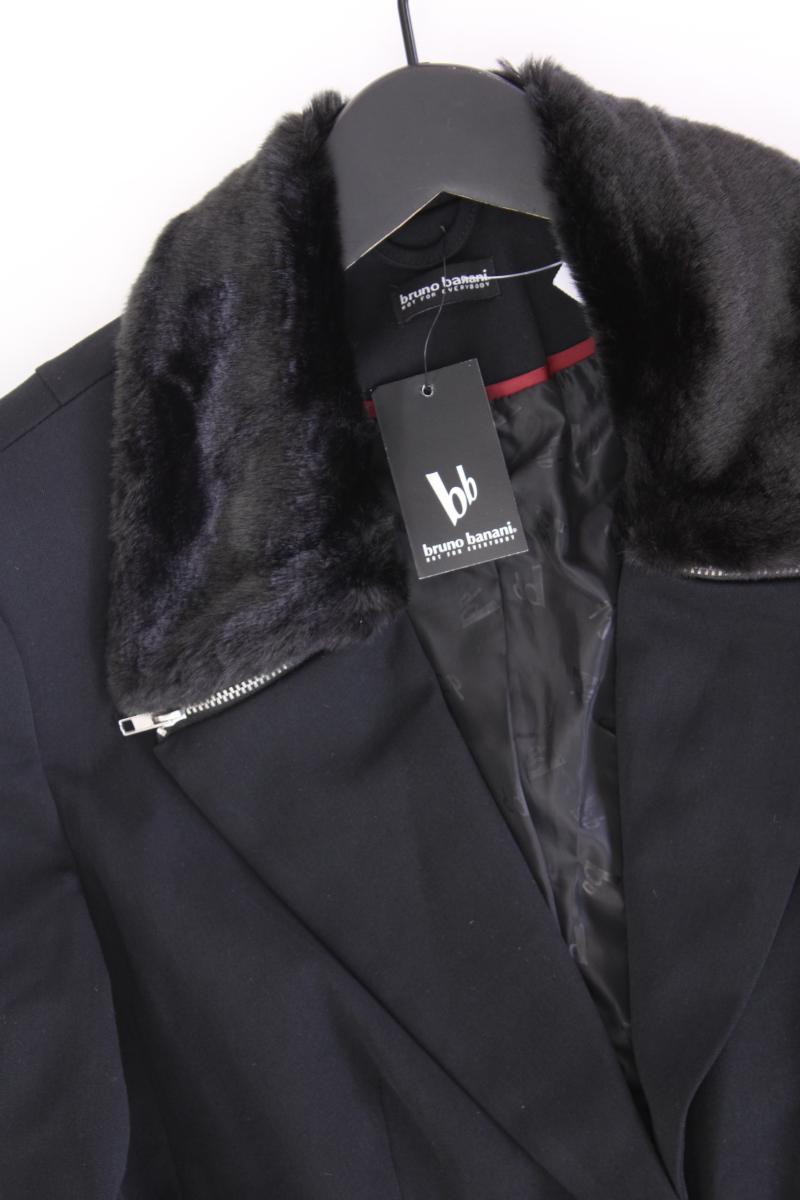 Bruno Banani Regular Blazer Gr. 38 neu mit Etikett schwarz aus Polyester