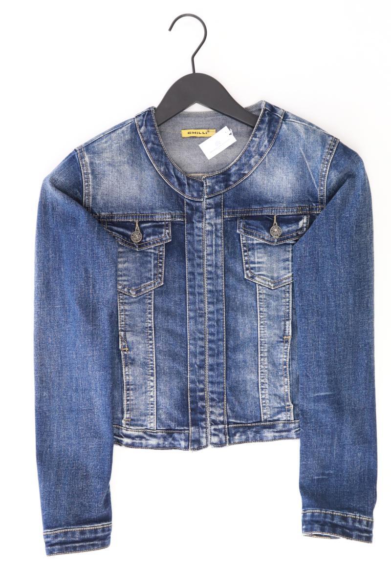 CHiLLi Jeansjacke Gr. S blau aus Baumwolle