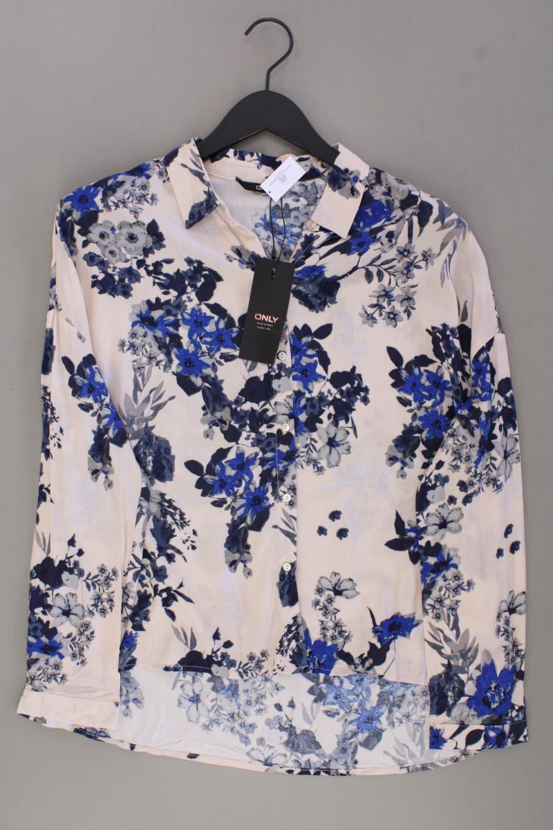 Only Langarmbluse Gr. 38 mit Blumenmuster neu mit Etikett mehrfarbig aus Viskose