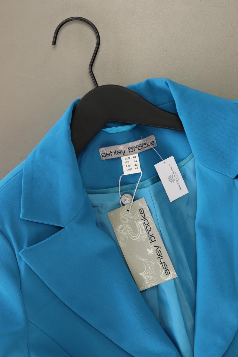 Ashley Brooke Regular Blazer Gr. 40 neu mit Etikett türkis aus Polyester
