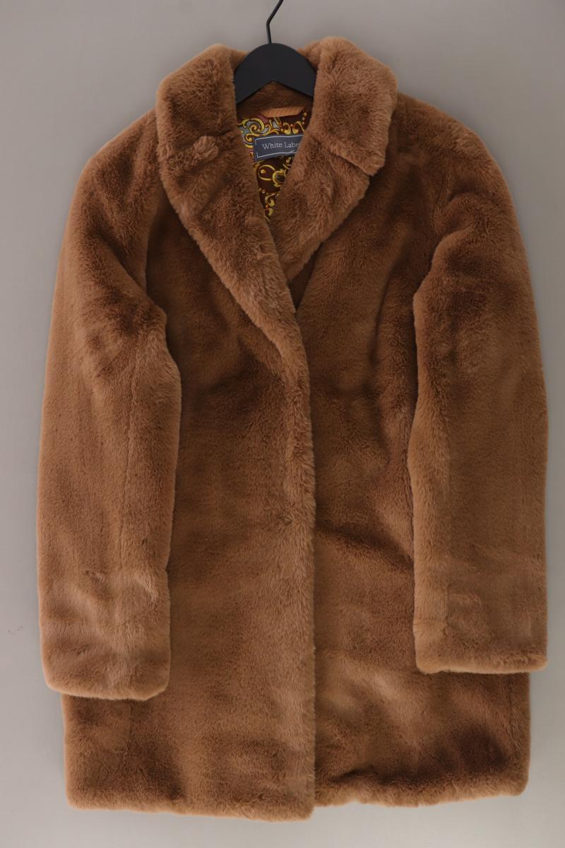 White Label Rofa Fashion Group Teddymantel Gr. 36 braun aus Polyester