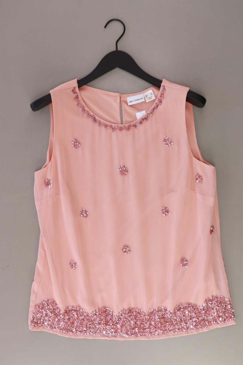 Amy Vermont Ärmellose Bluse Gr. 42 rosa aus Polyester