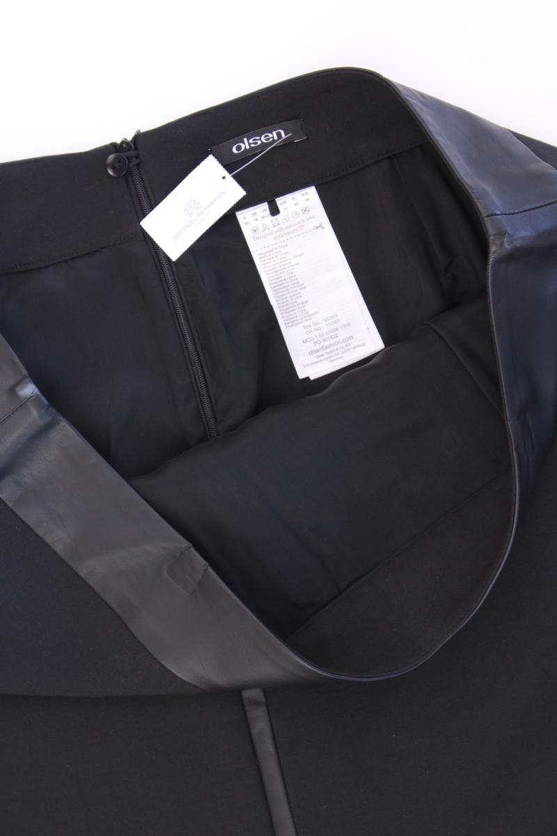olsen Bleistiftrock Gr. 42 schwarz aus Polyester
