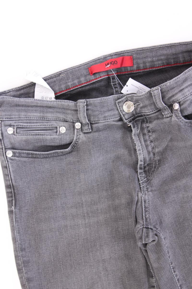 Hugo Boss Skinny Jeans Gr. W27/L34 grau aus Baumwolle