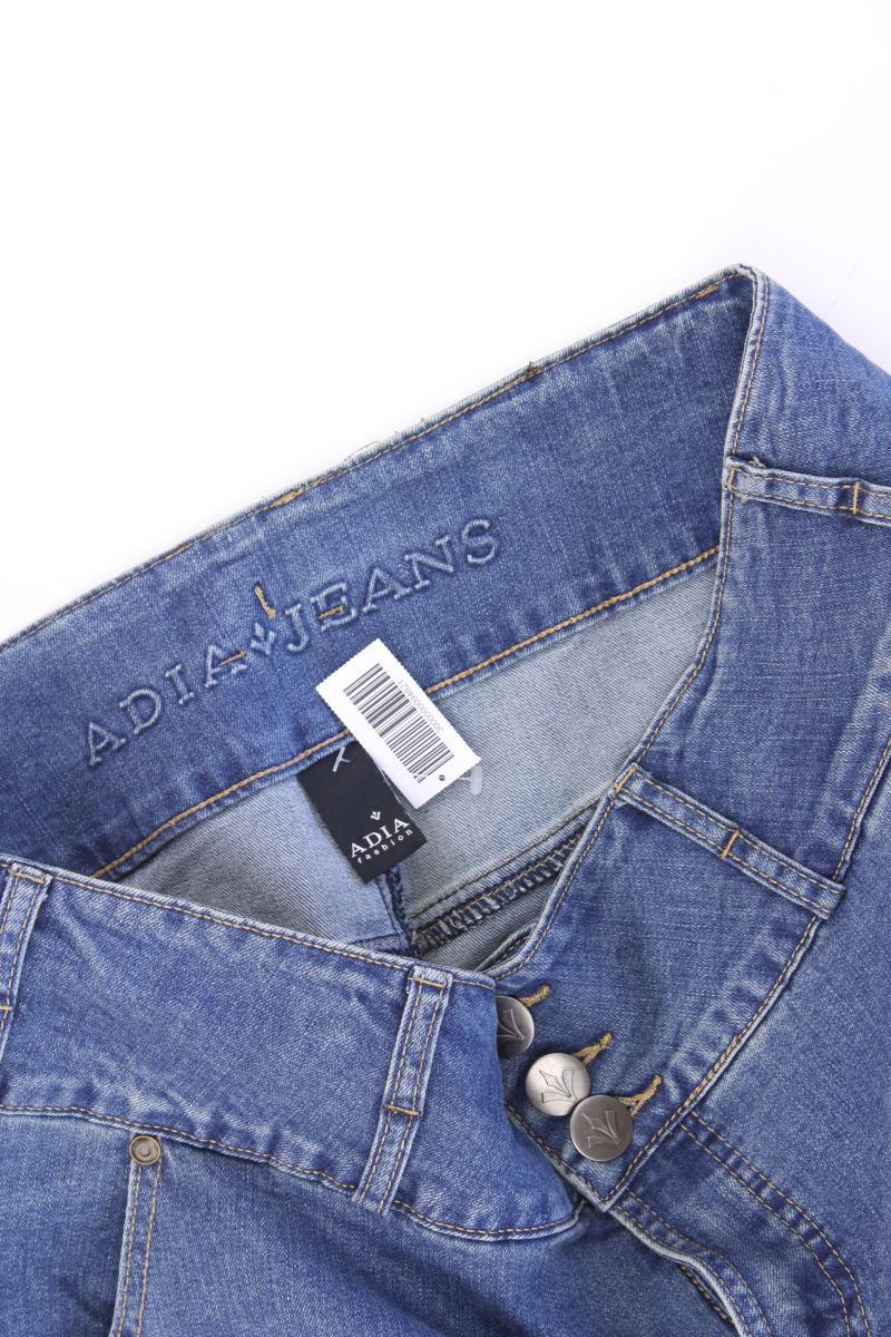 ADIA FASHION Jeansrock Gr. 46 blau aus Baumwolle