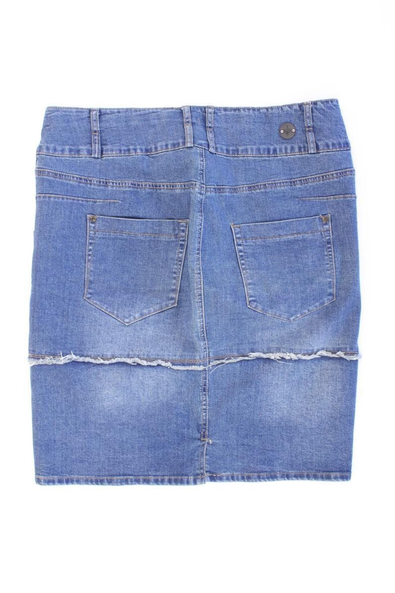 ADIA FASHION Jeansrock Gr. 46 blau aus Baumwolle