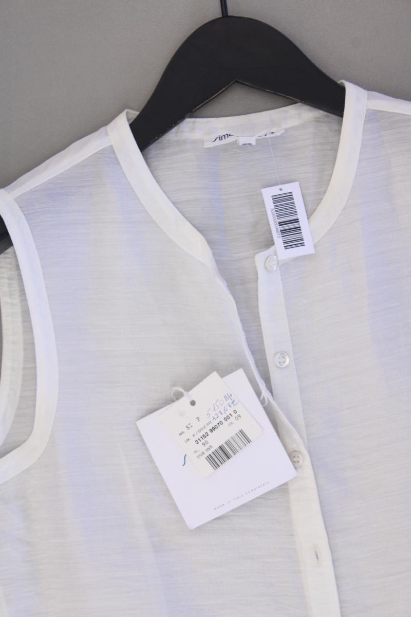 Simonetta Ärmellose Bluse Gr. 38 neu mit Etikett Neupreis: 127,67€! creme