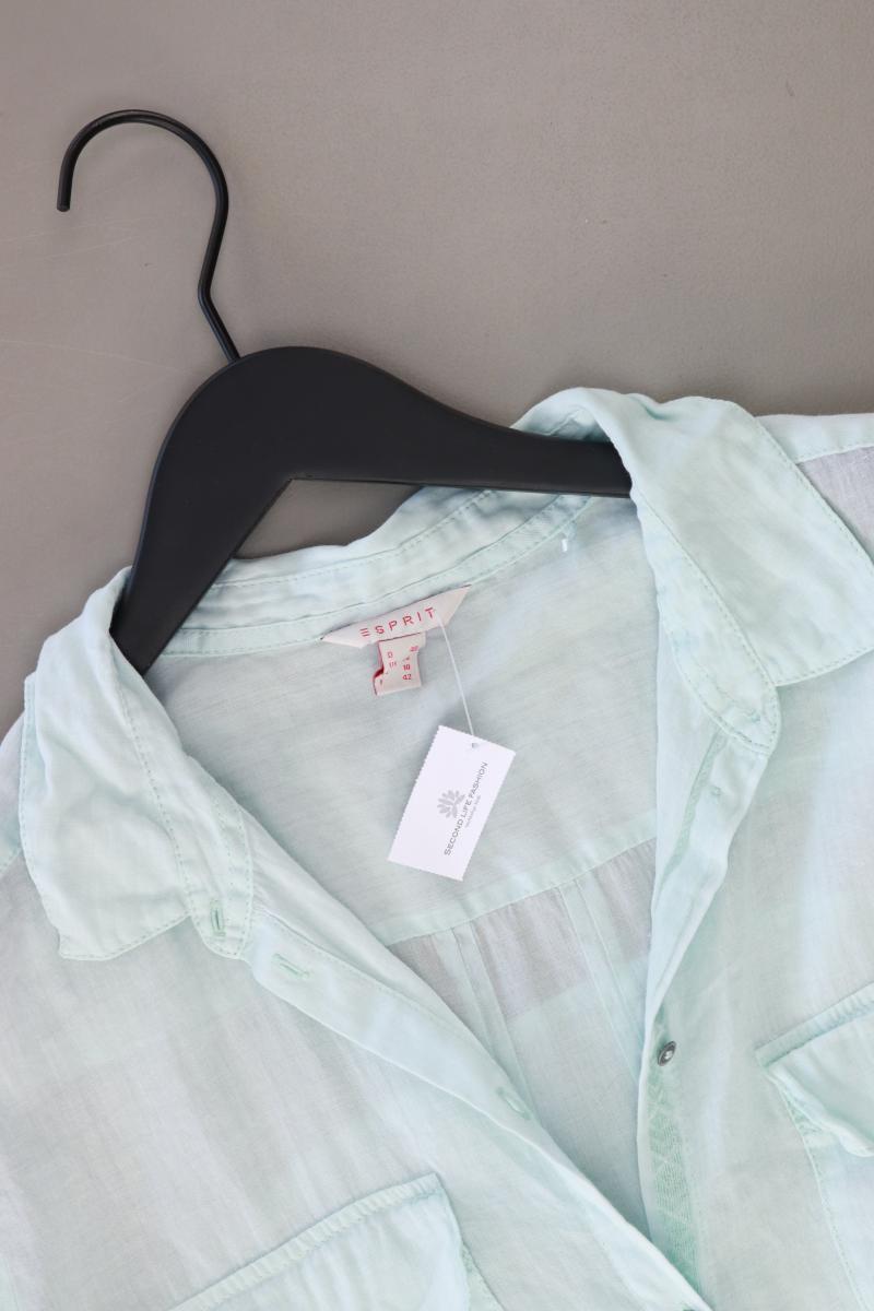 Esprit Regular Bluse Gr. 40 3/4 Ärmel blau