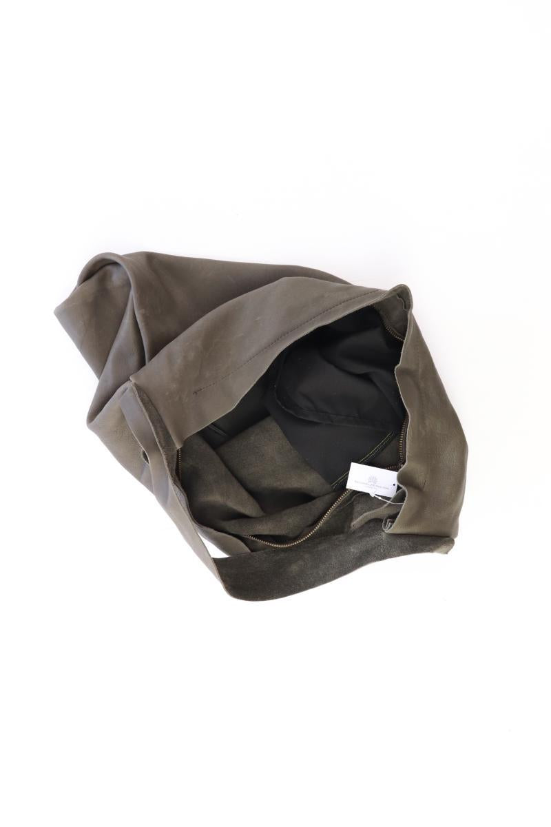 skandal Henkeltasche neuwertig olivgrün aus Leder