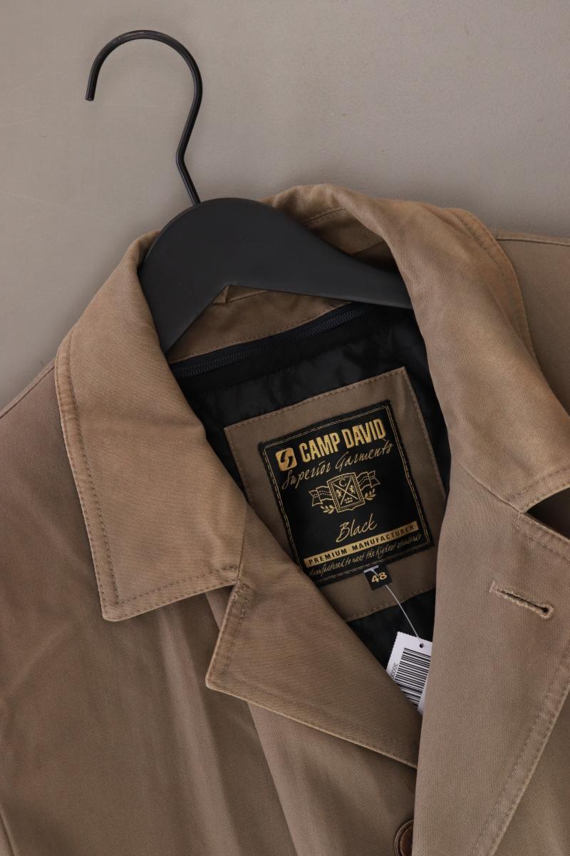 Camp David Regular Mantel für Herren Gr. 48 braun
