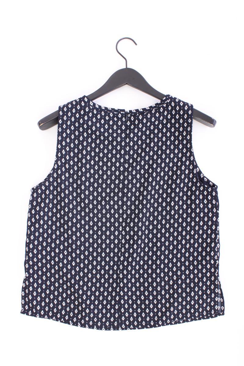 Street One Regular Top Gr. 40 geometrisches Muster blau aus Polyester