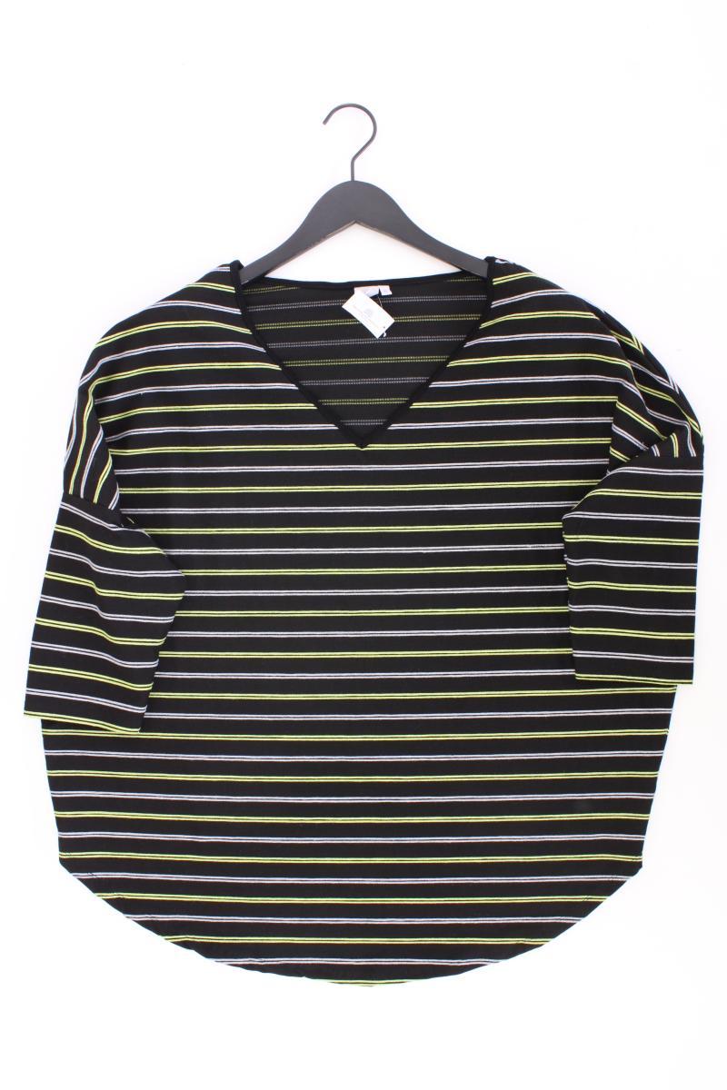 Liberty Ringelshirt Gr. XL gestreift 3/4 Ärmel schwarz aus Viskose