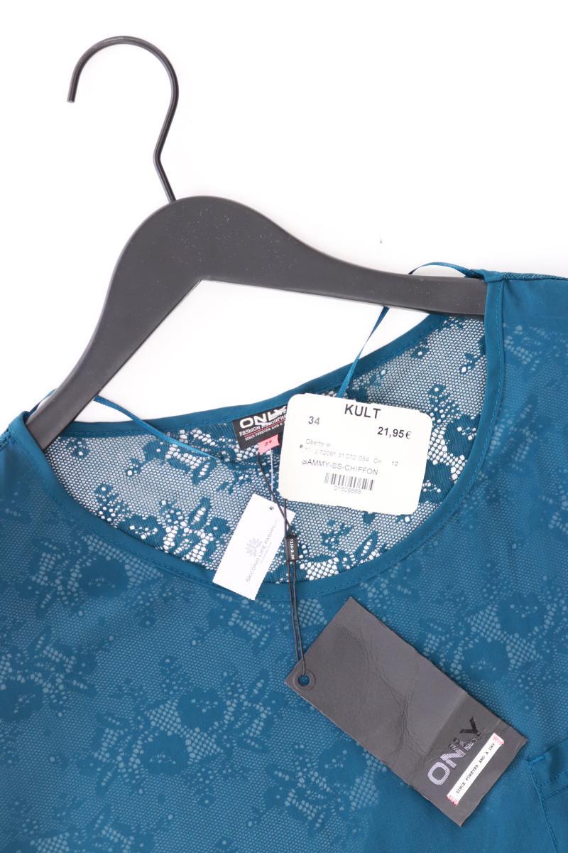 Only Chiffonbluse Gr. 34 neu mit Etikett Neupreis: 21,95€! Kurzarm türkis