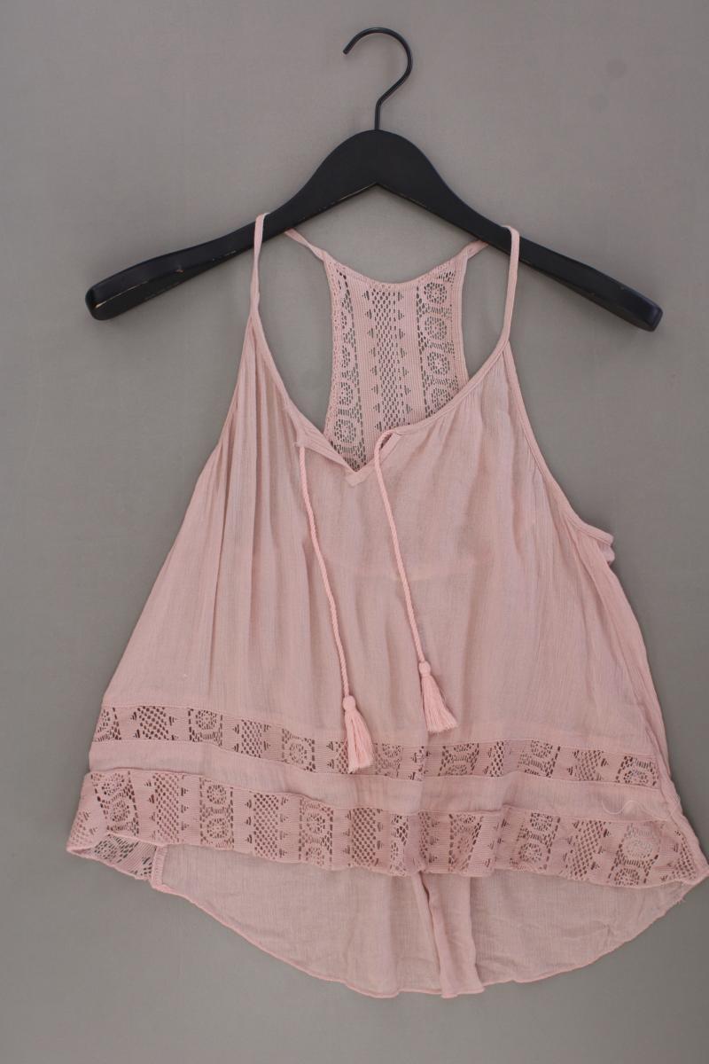 Hollister Spaghetti-Top Gr. XS rosa aus Baumwolle